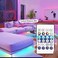 Vrabocry WS2811 WS2812B LED Controller Bluetooth Music with MIC for SK6812 WS2812 Pixel LED Strip Light APP 28Keys Remote USB 5V