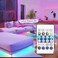 Vrabocry WS2811 WS2812B LED Controller Bluetooth Music with MIC for SK6812 WS2812 Pixel LED Strip Light APP 28Keys Remote USB 5V