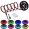XYOP Led Strip Lights Battery Powered RGB 2M 656ft Battery Operated Led Battery Lights with 3 Keys Controller Waterproof Battery Led Rope Lights for TV Bedroom Mirror PC Camping Home Decoration