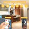 Yeewhale COB LED Strip Lights 100ft3000K DC 24V Dimmable Warm White Flexible LED Lights Strip for Bedroomwith Remote and app Control LED Rope Lights for Living RoomShelfCabineBed2 Rolls of 50ft