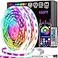 REEMEER Led Lights 100ft Smart APP Control Music Sync Strip Lights RGB Color Changing Strips with Remote for Bedroom Kitchen and Party