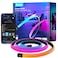 Govee RGBIC Gaming Lights 10ft Neon Rope Lights Soft Lighting for Gaming Desks LED Strip Lights Syncing with Razer Chroma Support Cutting Smart App Control Music Sync Adapter Only 24G WiFi