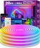 AILBTON 20Ft Neon Rope LightsFlexible Led Rope Lights Control with AppRemoteMultiple Modes Music Sync Gaming RGB Led Neon Lights for Bedroom Outdoor
