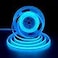 HAMRVL COB LED Strip Lights Ice Blue DC12V 164ft5M 320ledsM CRI90 Bright Flexible LED Tape 8mm for Indoor Home Cabinet Bedroom Kitchen Stage Backlight DIY LightingWithout Power Supply