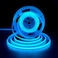 HAMRVL COB LED Strip Lights Ice Blue DC12V 164ft5M 320ledsM CRI90 Bright Flexible LED Tape 8mm for Indoor Home Cabinet Bedroom Kitchen Stage Backlight DIY LightingWithout Power Supply