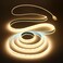 Aclorol USB COB LED Strip Lights Warm White Led TV Backlight 5V 1M 328FT 320Leds 3000K CRI85 COB Flexible Lights with 1M USB Powered for Bedroom Under Cabinet Kitchen DIY Lighting Project