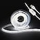 UVTaoYuan Led Strip Lights 5V USB 656ft2m 640 LEDs Touch stepless Dimmable USB COB LED Strip Light 6000K White 10W Flexible 5v led Lights for Bedroom KitchenDIY Lighting Room Decor tv led Lights