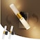 L LOHAS LED Night Light 2 Pack Night Lights Plug into Wall 3000K Soft White 0100LM Adjustable Brightness 180 Rotating Plug in Night Light with Auto Light Sensor Matte White