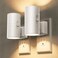 Briignite Night Lights Plug into Wall Modern LED Night Light Plug in Dusk to Dawn Sensor Soft White 3000K 0100LM Adjustable Brightness Dimmable NightLight for Hallway Bedroom Stairway 2 Pack
