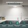 Alivation Motion Sensor Light Indoor LED Closet Lights Battery Operated Motion Sensor Night Light Under Cabinet Lighting 3 AA Battery Powered Lights Puck Lights for Wall Stair Dimmable 3 Pack