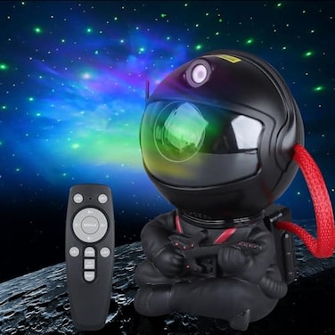 YXQUA Astronaut Star Projector Star Projector Galaxy Light for Kids8 Modes Remote and 270 Adjustable Led Lights for Bedroom Girls Room Decoration Home Theater Ceiling Timer Black Guitar