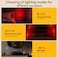 Bestendony Red Motion Sensor Night Lights Rechargeable Battery Night Light Magnetic Red Light Night Lights for Sleep Aid Bathroom Hallway Stair Bedroom Travel 2 Pack
