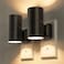 Briignite Night Lights Plug into Wall Modern LED Night Light Plug in Dusk to Dawn Sensor Soft White 3000K 0100LM Adjustable Brightness Dimmable NightLight for Hallway Bedroom Stairway 2 Pack