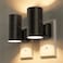 Briignite Night Lights Plug into Wall Modern LED Night Light Plug in Dusk to Dawn Sensor Soft White 3000K 0100LM Adjustable Brightness Dimmable NightLight for Hallway Bedroom Stairway 2 Pack