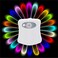 BSASHF Color Changing Toilet Night Light Motion Sensor LED UV Activated Smart Light Commode Night Lamp 8 Color 1 Pack