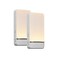 Dawnrise Night Lights Plug into Wall Invisible Motion Sensor Night Light Soft Warm or Cool White Selectable Brightness Adjustable LED Night Lights for Bedroom Bathroom Stairs Hallway 2PK