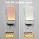 Dawnrise Night Lights Plug into Wall Invisible Motion Sensor Night Light Soft Warm or Cool White Selectable Brightness Adjustable LED Night Lights for Bedroom Bathroom Stairs Hallway 2PK