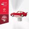 Energizer Race Car Night Light Light Sensing LED Soft White 3000K Red Nightlight for Bedroom Bathroom Nursery Hallway Kitchen 1pk 82404