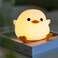 Hplvetoys Duck LED Luminous Night Light Silica Gel Creative Light for Bedside Reading Suitable for Bedroom Decoration