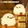 Hplvetoys Duck LED Luminous Night Light Silica Gel Creative Light for Bedside Reading Suitable for Bedroom Decoration