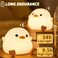 Hplvetoys Duck LED Luminous Night Light Silica Gel Creative Light for Bedside Reading Suitable for Bedroom Decoration