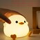 Hplvetoys Duck LED Luminous Night Light Silica Gel Creative Light for Bedside Reading Suitable for Bedroom Decoration