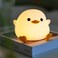 Hplvetoys Duck LED Luminous Night Light Silica Gel Creative Light for Bedside Reading Suitable for Bedroom Decoration