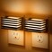 JandCase Amber Night Light 2 Pack Night Lights Plug into Wall with Dusk to Dawn Sensor Dimmable Plug in Night Light Adjustable Brightness Amber Nightlight for Bedroom Bathroom Hallway