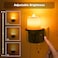 JandCase Flameless Candle Night Light 2 Pack Night Lights Plug into Wall 2000K Amber 0100LM Dimmable Nightlight Dusk to Dawn Sensor Light for Dinning Room Living Room Bathroom Hallway