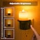 JandCase Flameless Candle Night Light 2 Pack Night Lights Plug into Wall 2000K Amber 0100LM Dimmable Nightlight Dusk to Dawn Sensor Light for Dinning Room Living Room Bathroom Hallway