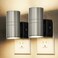 L LOHAS LED Night Light Dimmable Night Lights Plug into Wall MetalShade Nightlight for Adults Automatic Nightlights Light SensorSoft White 3000K Nightlight Plug in for Hallway Bedroom 2 Pack