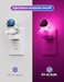 L LOHAS LED Night Light for Kids 3D Space Night Light Plug in Dusk to Dawn Nursery Night Lights RGBSoft White 3000K 3 Lighting Modes Room Decor Children