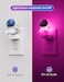 L LOHAS LED Night Light for Kids 3D Space Night Light Plug in Dusk to Dawn Nursery Night Lights RGBSoft White 3000K 3 Lighting Modes Room Decor Children