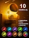 L LOHAS LED Night Light for Kids 3D Space Night Light Plug in Dusk to Dawn Nursery Night Lights RGBSoft White 3000K 3 Lighting Modes Room Decor Children