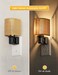 L LOHAS LED Night Lights Plug into Wall Plug in Night Light Bohemian Nightlight Dimmable with Light Sensor 3000K Boho Nightlights Farmhouse Decorative for Bedside Bedroom Bathroom Hallway 1 Pack