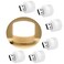 LOYAAUY USB Night Light LED Mini Light Bulb Plug in Night Light Small Night Lights Warm White USB Light Bulb for Bedroom Bathroom Hallway Nursery Kitchen Car Tiny Light 6PS 6 Warm