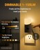 Lyridz LED Night Lights Plug into Wall with Motion Sensor 1150LM Dimmable Plugin Nightlight Indoor for Bedroom Bathroom Hallway Stairs Pet House Toilet 2 Pack