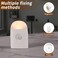 Rengmot Motion Sensor LED Night LightWarm White 3 Levels Dimmable Rechargeable BatteryStickOn Hook Mount Wireless Closet Light for CabinetWardrobeStairsHallwayBathroomBedroomCamping1 Pack