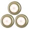 STAR-SPANGLED STARSPANGLED 3 Pack 28 Motion Sensor Lights Indoor AAA Battery Operated Stick on LED Puck Light for Stairs Under Cabinet Closet Golden Warm White