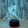 Ticent Hockey Night Light 3D Player Lamp with 7 Color Changing LED for Kids Rooms Touch Control Desk Lamp for Hockey Fans