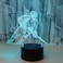 Ticent Hockey Night Light 3D Player Lamp with 7 Color Changing LED for Kids Rooms Touch Control Desk Lamp for Hockey Fans