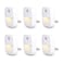 Uigos LED Night Light Plug in with Dusk to Dawn Sensor Auto On Off Nightlight for Bedroom Bathroom Hallway Stairs Kitchen Warm White Glow Energy Efficient Safe for Kids Elderly 6 Pack