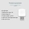 Linwnil USB Lights by Night Mini LED Bulb Plugin Warm White Compact Ideal for Bedroom Bathroom Nursery Hallway Kitchen Car USB Atmosphere Light Cold Light 4