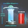 WAN TAI UFO Cow Abduction Lamp Funny LED Lamp with Miniature Cows Touch Sensor Alien Desk Light for SciFi Fans Space Decor Lovers