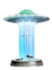 WAN TAI UFO Cow Abduction Lamp Funny LED Lamp with Miniature Cows Touch Sensor Alien Desk Light for SciFi Fans Space Decor Lovers
