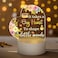 Woanger Teacher Appreciation Gift Thank You Gift from Students Heart Shaped Acrylic Lamp for Team Coworker RetirementBig Heart