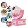 Projectables Disney Princess LED Kids Night Light Projector PlugIn DusktoDawn Sensor Belle Jasmine Ariel Moana Tiana Mulan Pink 11738