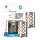 GE CoverLite LED Night Lights Plug into Wall 2Pack Plug in Night Light Dusk to Dawn Warm White AutoOnOff for Adults Kids Room Bedroom Bathroom Hallway Kitchen 46815 Brushed Nickel Moroccan