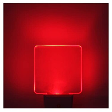U4GLORY Red Night Lights Plug in 2 Pack 05W Red Light Night Light with Dusk to Dawn Sensor Auto OnOff LED Night Light Plug into Wall Pefect for Babyroom Bedroom Bathroom