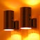 L LOHAS LED Night Light Amber Nightlight Dimmable Night Light Light Sensor Yellow Nightlight 0100LM Sleep Light for Kids Soft Warm Light for Bedroom Bathroom 2 Pack